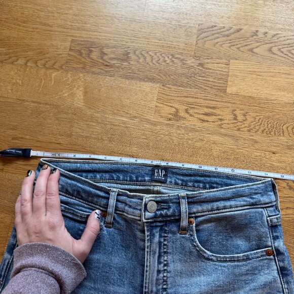 GAP Denim Distressed Cigarette Jeans Size 6/28 Regular - Picture 12 of 14